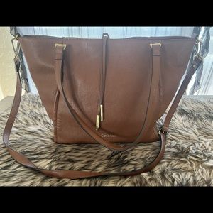 Calvin Klein Brown Shoulder Bag Tote